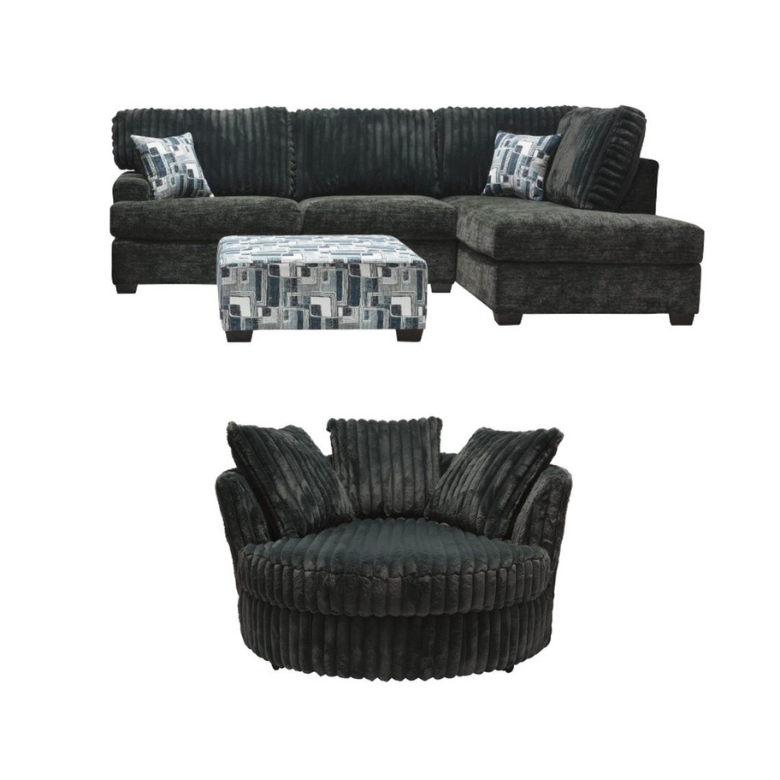 Galactic Charcoal Sectional