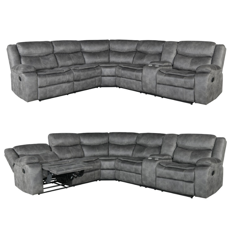 Dorado Charcoal Reclining Sectional
