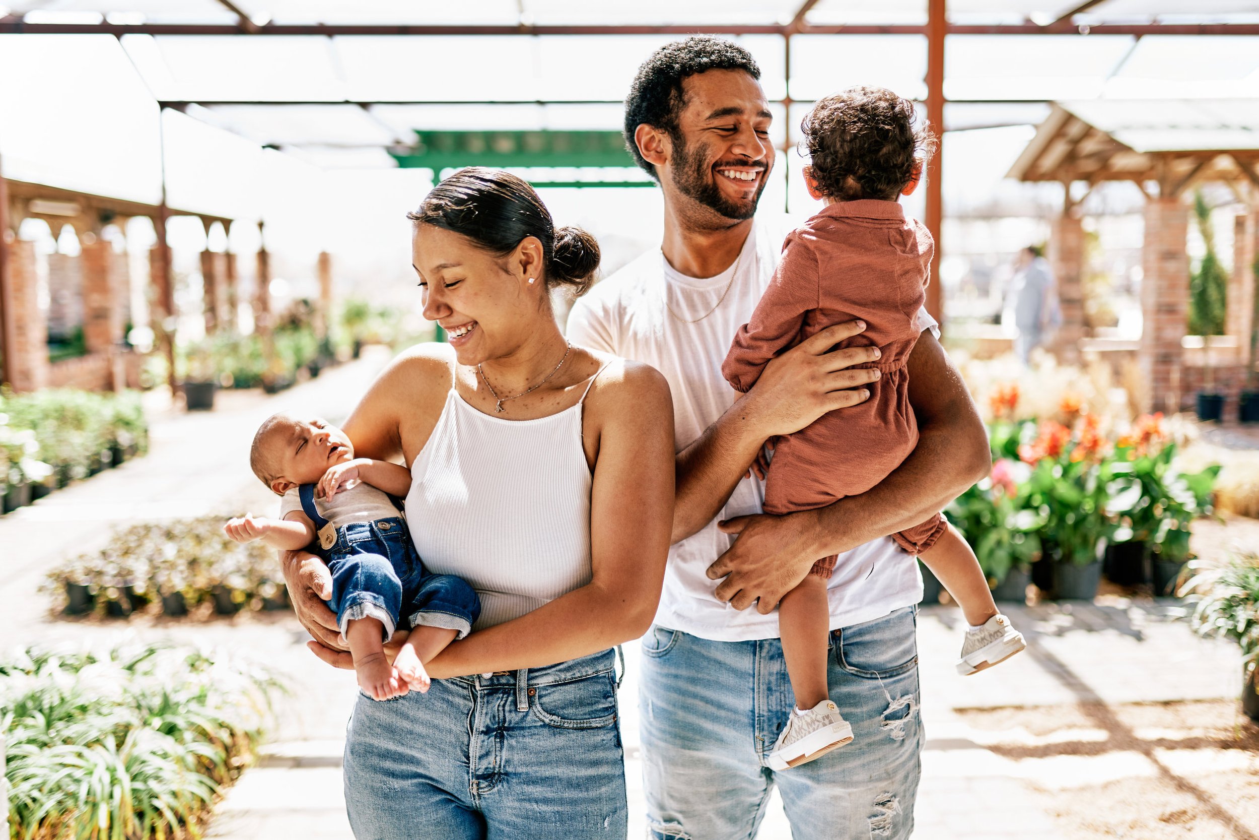 Family of 4 Greenhouse portrait.jpg