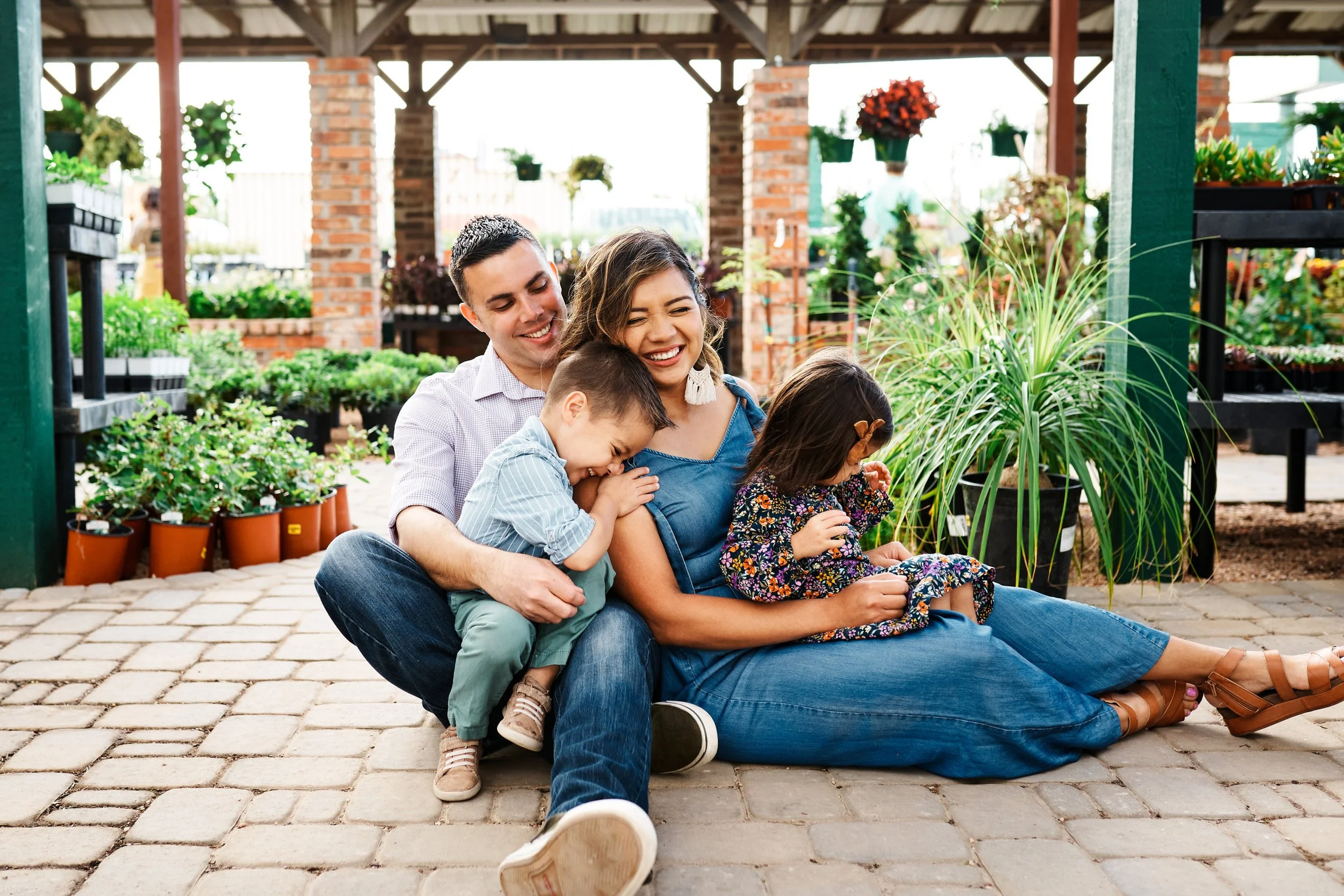 Greenhouse family of 4 toddlers portrait.jpg