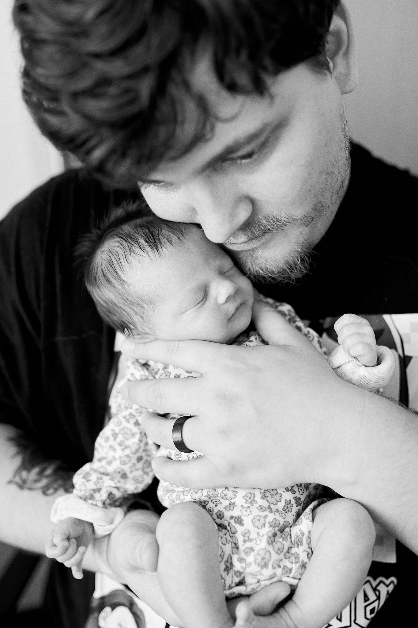Fresh 48 Newborn Dad Holding Tiny Baby.jpg