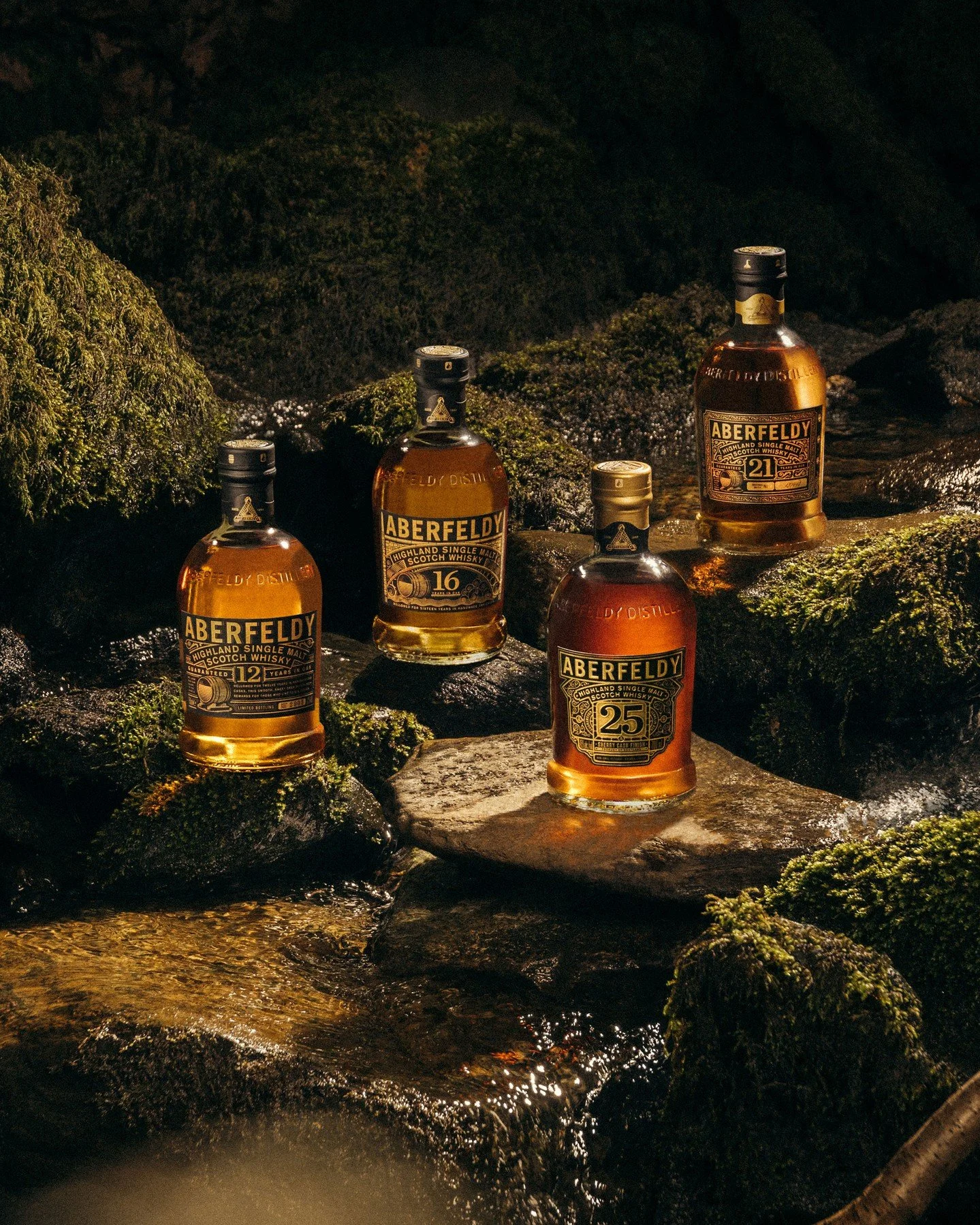 Inspired by @aberfeldy's Heart of Scotland provenance, our shoot with @murrayorr draws on the beauty surrounding the distillery in the Highlands. 

From the Pitilie Burn to the nearby Taybank, the imagery showcases Aberfeldy&rsquo;s core range and si