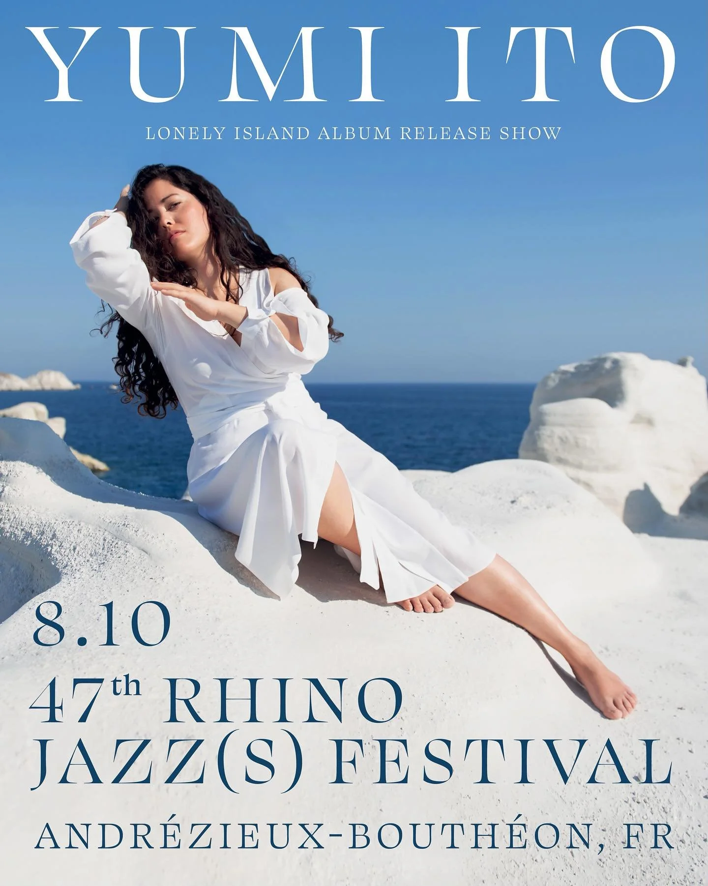 Soir&eacute;e sp&eacute;ciale ✨ Concert de sortie de mon nouvel album solo &quot;Lonely Island&quot; ce soir au @rhinojazzs, au @theatreduparc &agrave; Andr&eacute;zieux-Bouth&eacute;on 🇫🇷🎶

📸 @mady_lykeridou design: @nimenionmaria