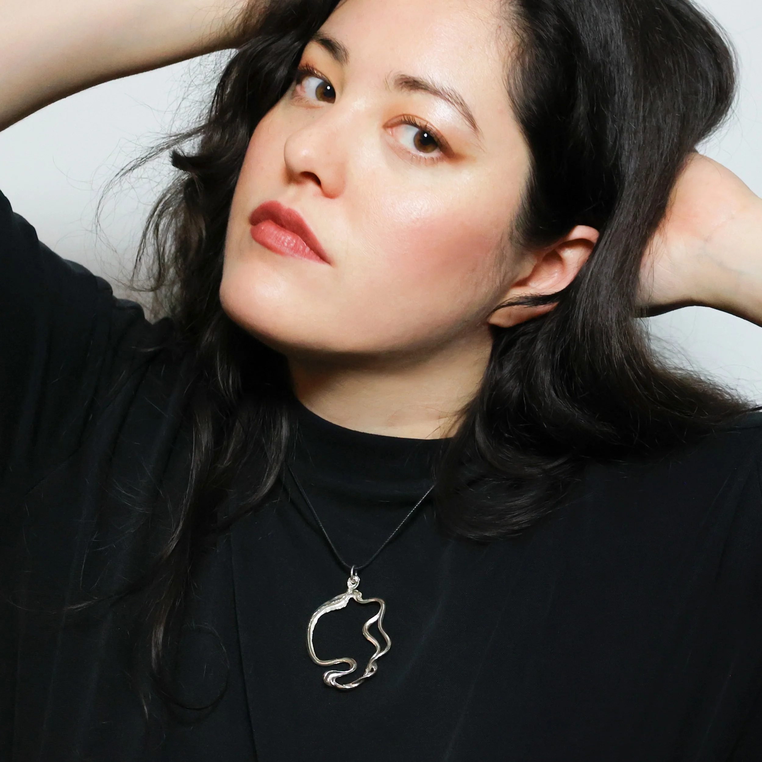 SHIMA Necklace / Key holder — 925 Sterling Silver