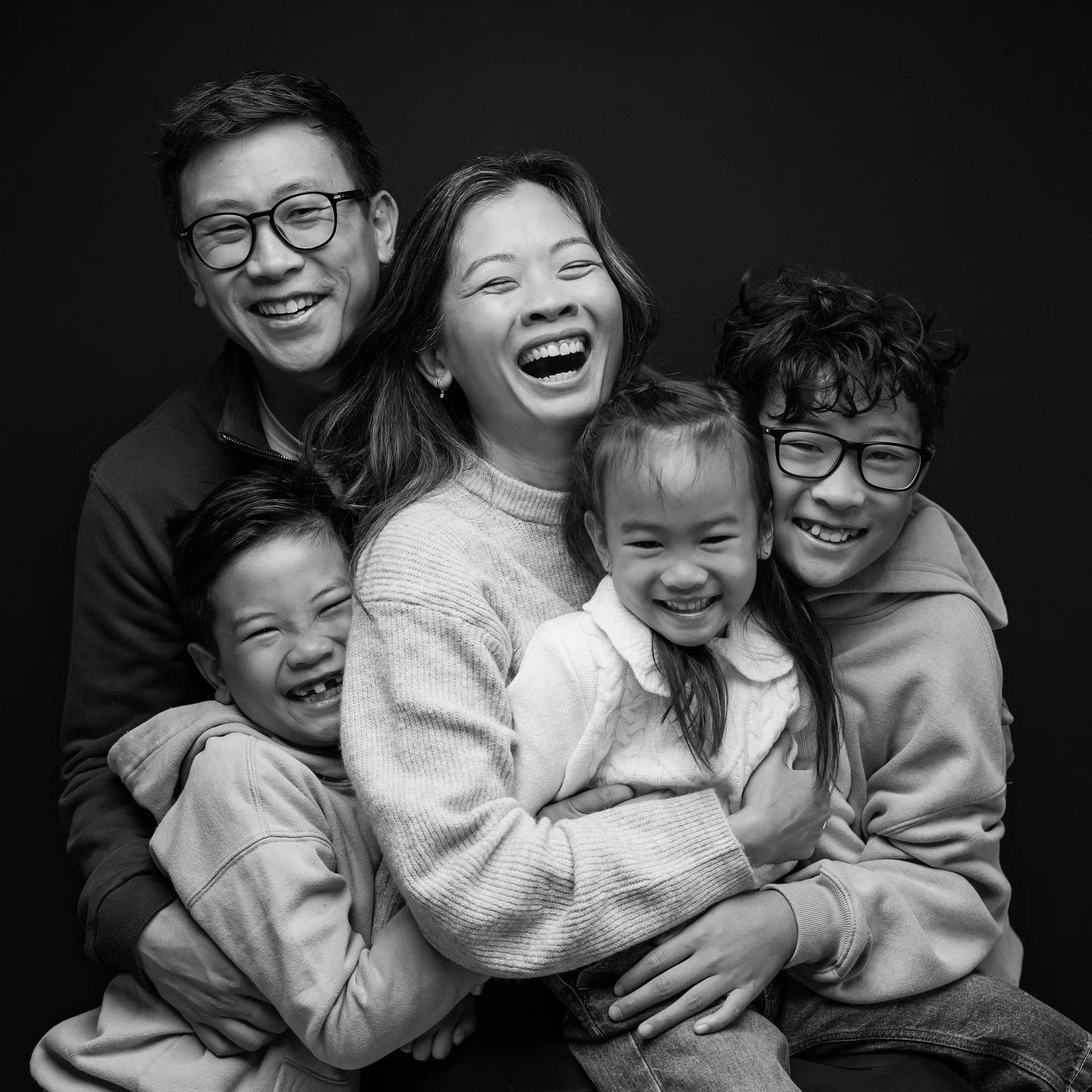 Timeless black &amp; white studio portrait session with the Doan&rsquo;s! 

These are going to look so lovely hanging on a gallery wall. 

#omaha #omahaphotographer #nebraskaphotographer