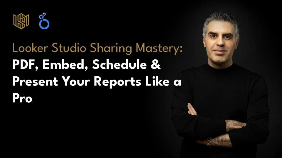 Looker Studio Sharing Mastery: PDF, Embed, Schedule &amp; Present Your Reports Like a Pro