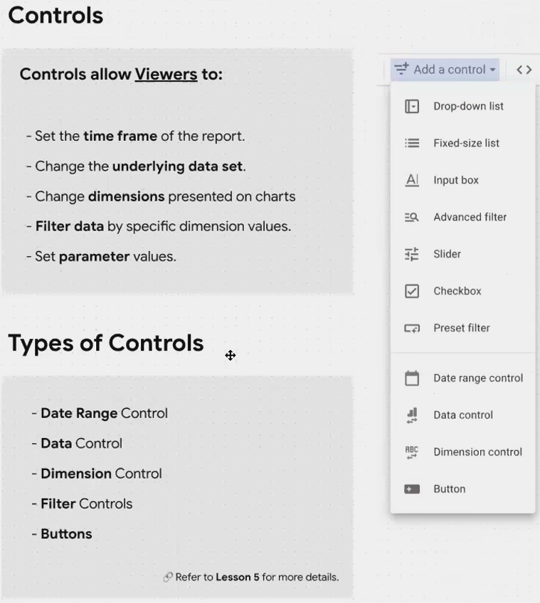 How To Create Interactive Looker Studio Reports Controls Filtering