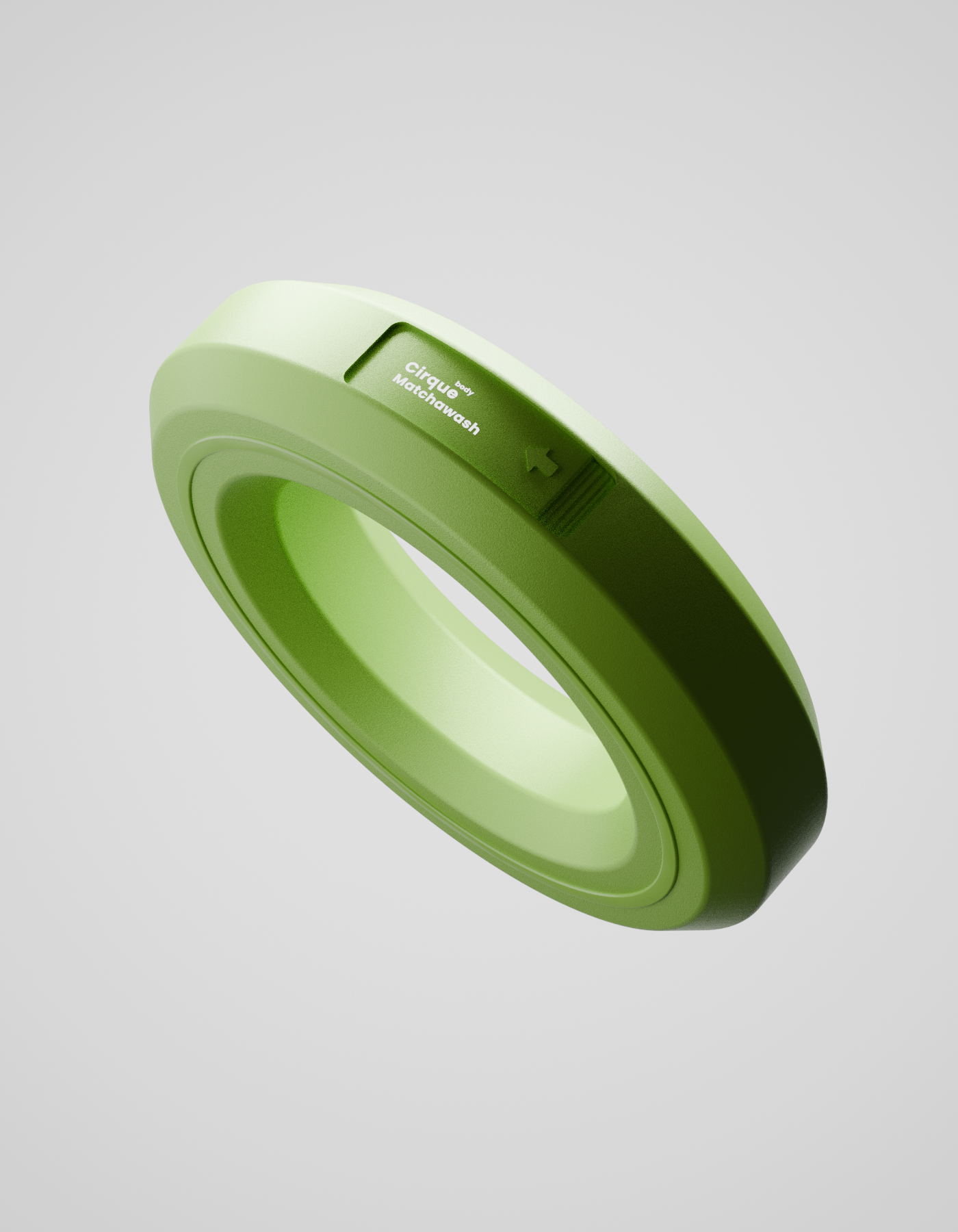 Green circular watch with a label reading 'Cirque Matchawash.'