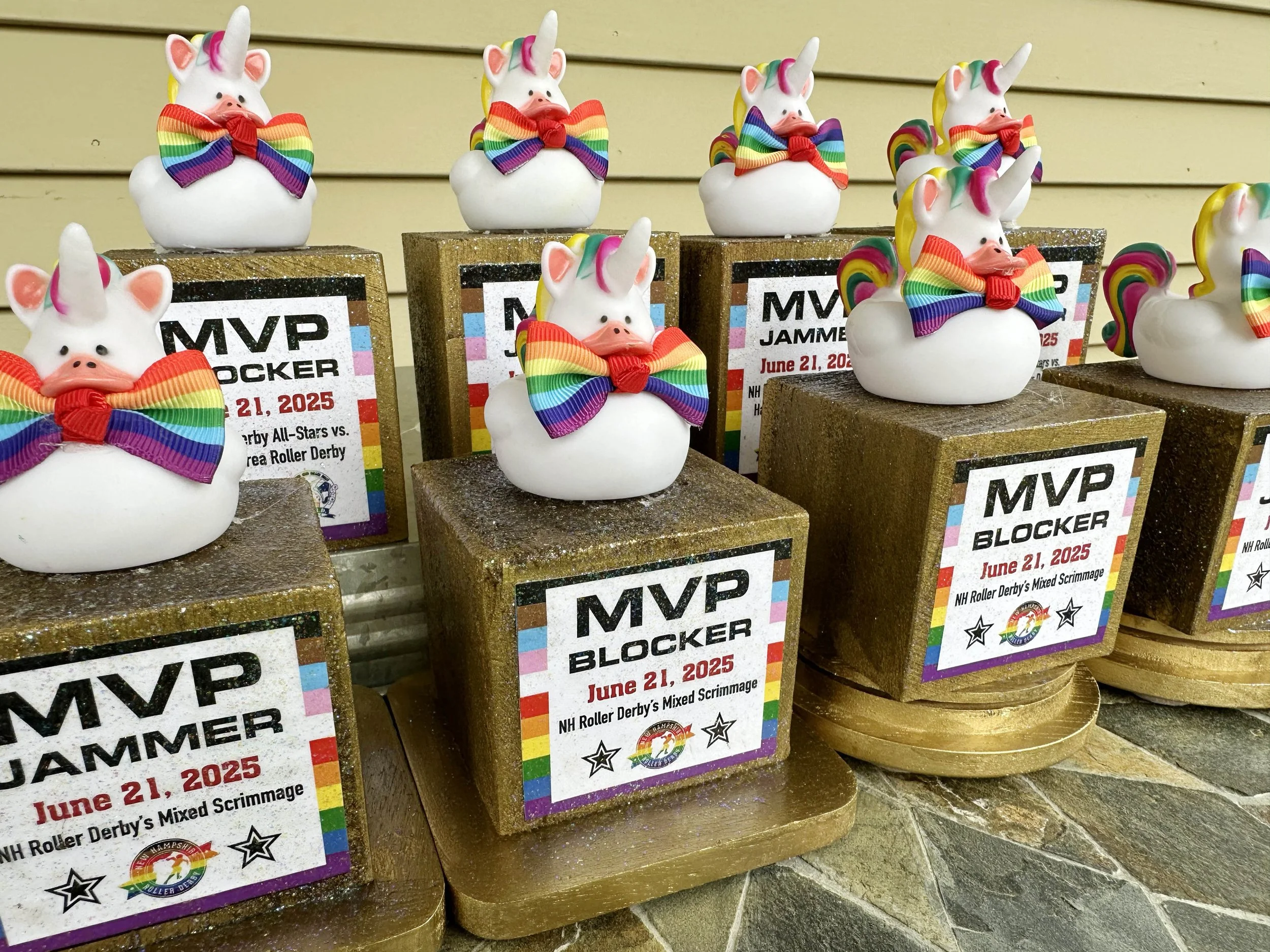 June Pride Month Derby Trophies