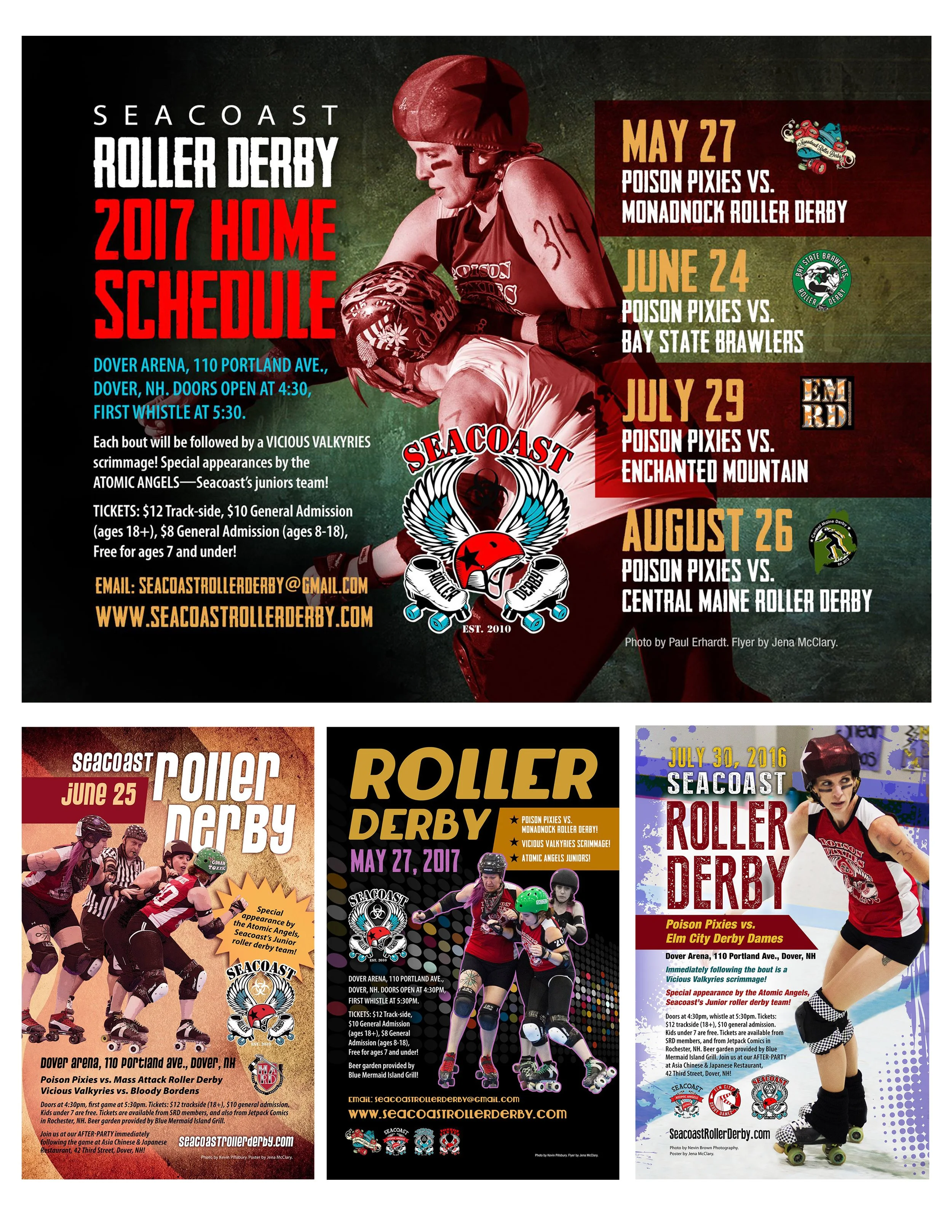Seacoast Roller Derby Posters