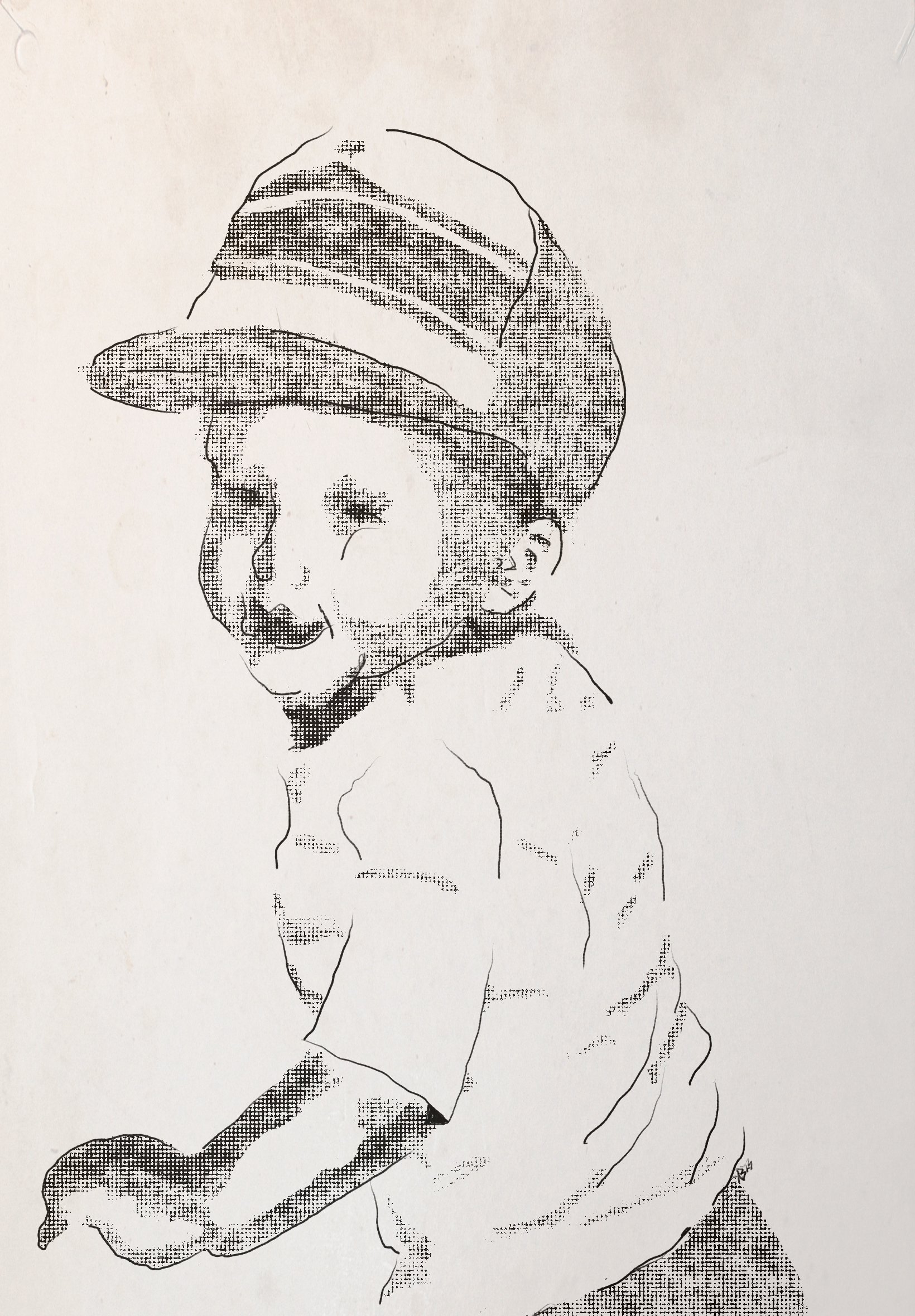 Baby Brother. Adobe Fresco