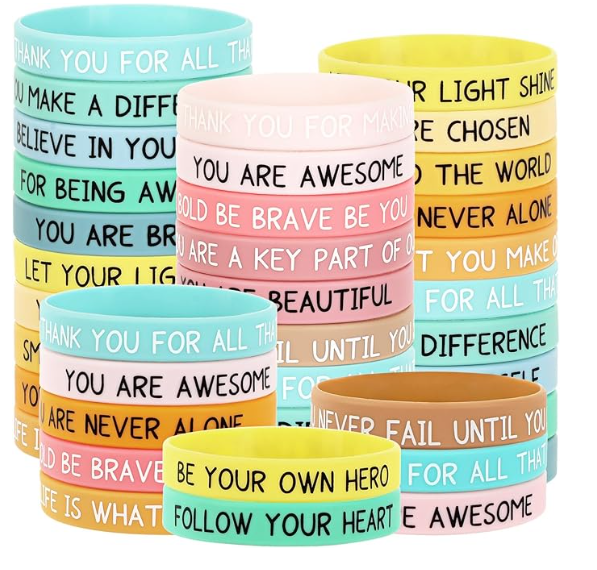 Inspirational Bracelets Bulk for Students