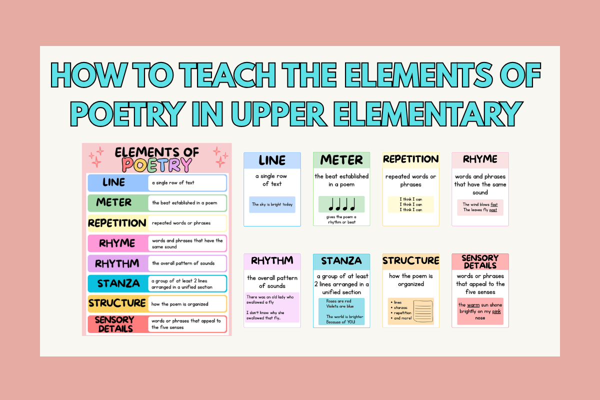 How to Teach the Elements of Poetry in Upper Elementary