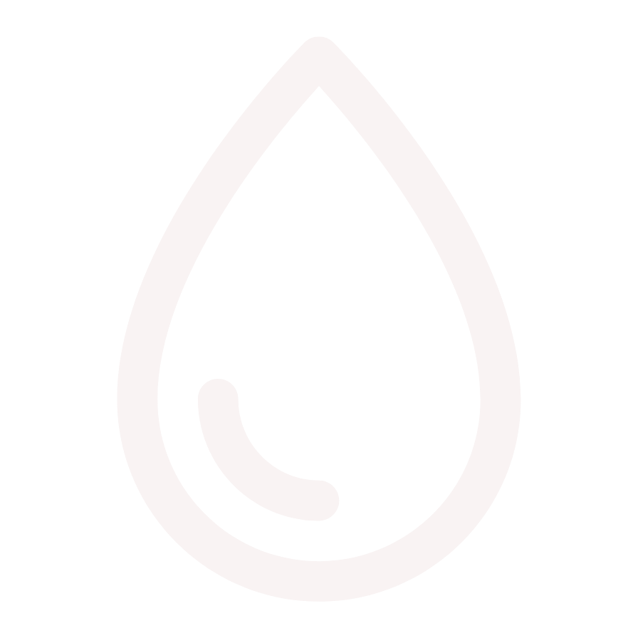 Simple black and white icon of a water droplet.