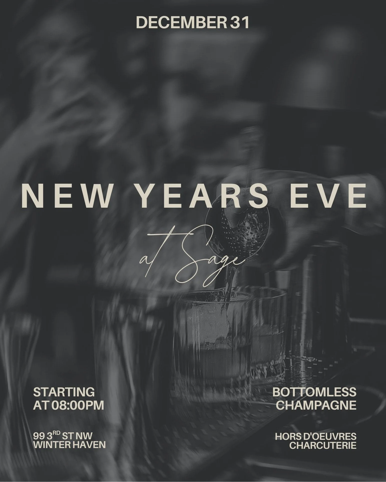 You asked, we answered. Tickets to our New Year's Eve event are on sale NOW at the link in our bio. 

Bottomless champagne, dressed in your nicest New Years attire, hors d'oeuvres, charcuterie, and a whole lot of fun. Come ring in the New Year with t