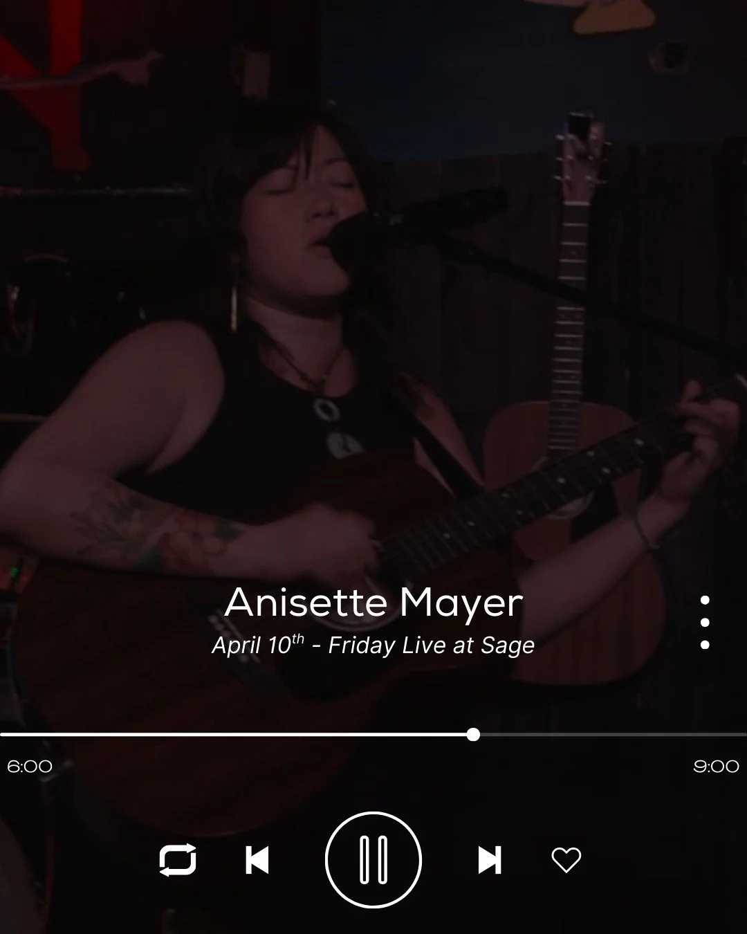 We said only one Tuesday Sage Session a month, but what's stopping us from having live music every Friday? Nothin'.

Come enjoy Friday Live at Sage. @anisettemayaa can't wait to see you and neither can we. Open from 2pm-2am, Anisette from 6pm-9pm, Ha