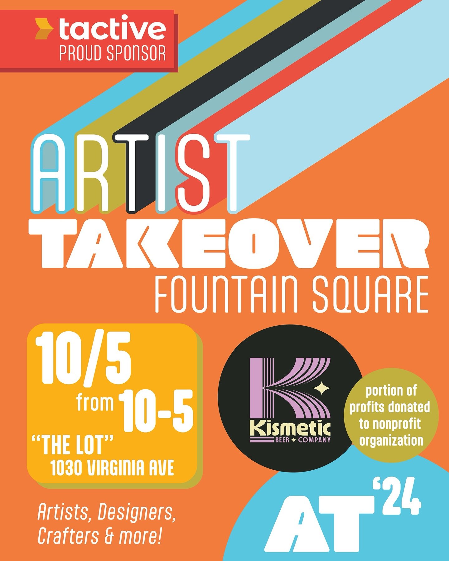 Artist Takeover 2024
Saturday October 5
10 a.m. - 5 p.m.
.
Grab a coffee next door @bovaconticoffee and then come over. 1030 Virginia Avenue Fountain Square @ffdaindy