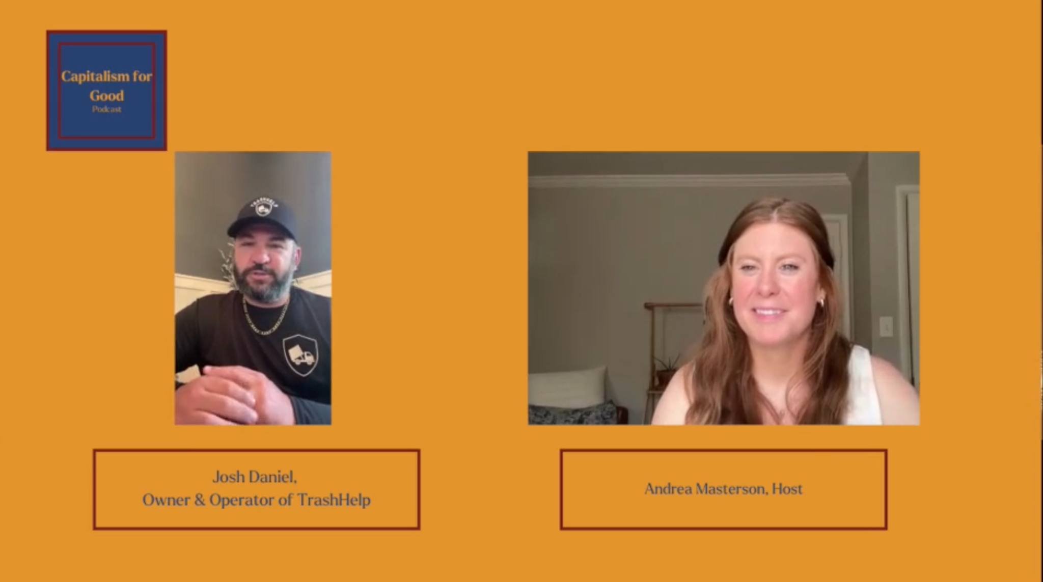🎙️Our owner & operator, Josh Daniel, recently joined Andrea Masterson on the @capitalismforgoodpodcast—an incredible series exploring how business can be used as a force for good.
In the episode, Josh shares the heart behind TrashHelp and