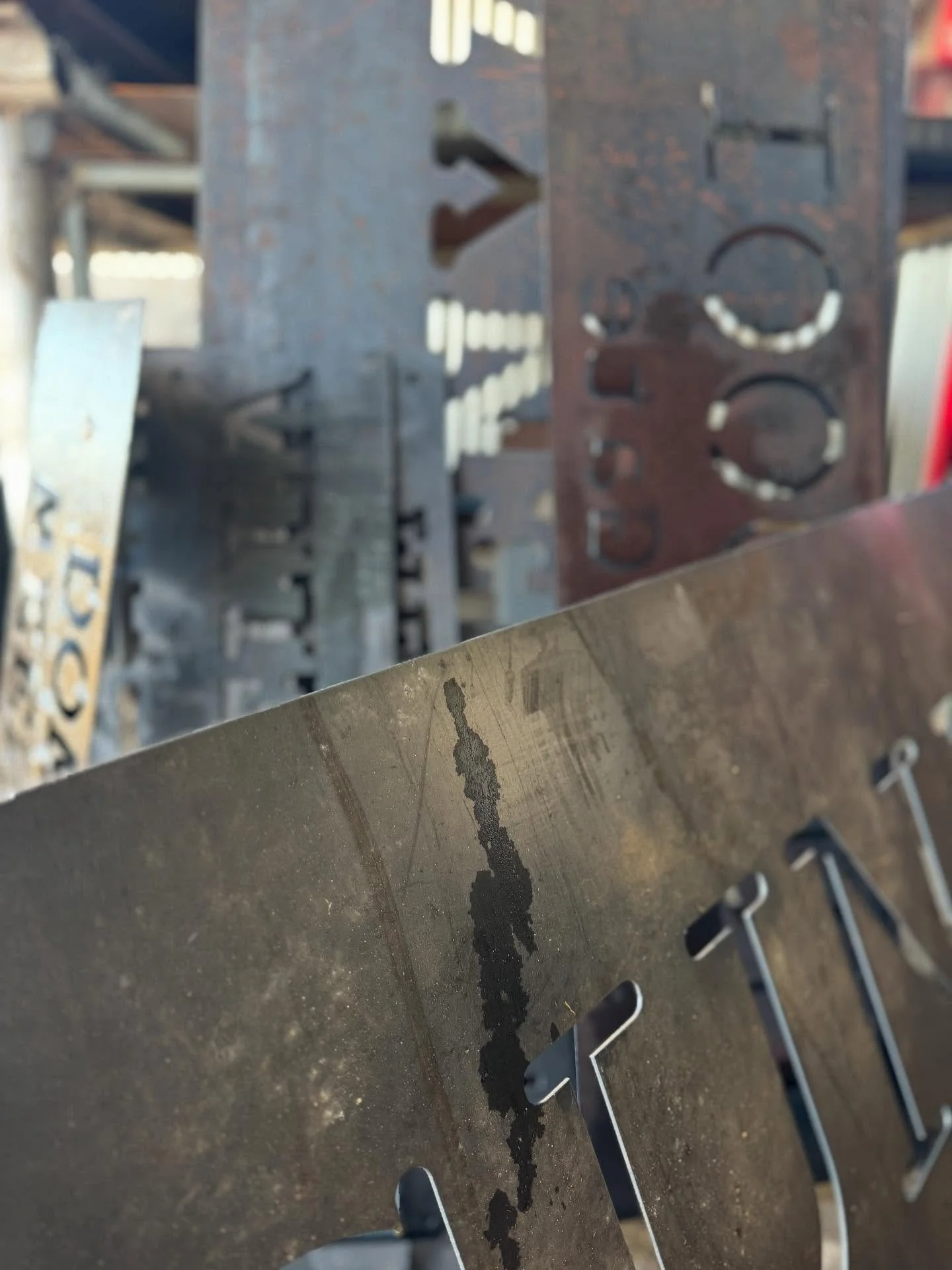 A very busy morning in the shed, excited to share more of the pieces heading out soon.