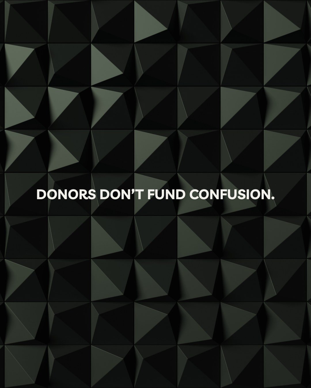 If your message isn&rsquo;t clear, your money won&rsquo;t be either. 

#ClearMessaging #FundraisingStrategy #NonprofitMarketing #DonorClarity 
#MissionDrivenMessaging #StrategicCommunication #NonprofitLeadership 
#MessageMatters #VisionToAction #Purp
