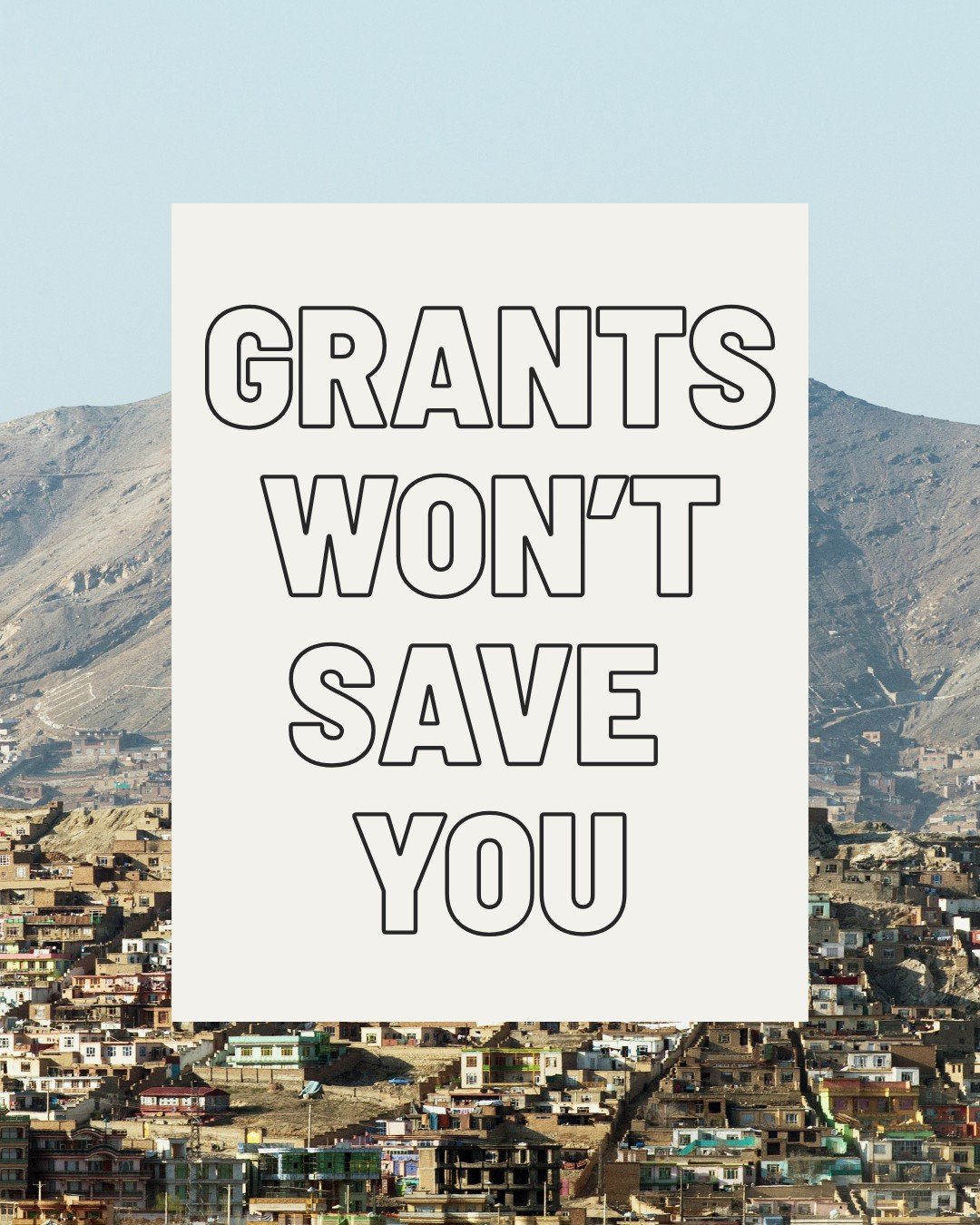 Grants won't save you.
They're incredible funding sources, but they're not your rescue plan. Real sustainability comes from diverse revenue streams, engaged individual donors, and systems that work when grant cycles don't.

Stop chasing every opportu