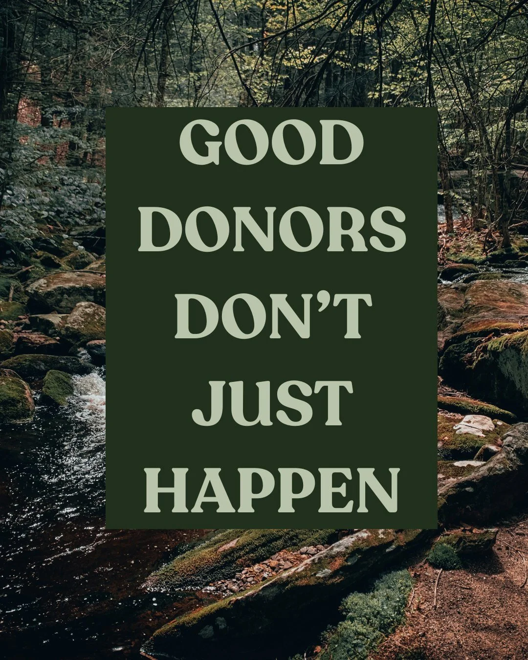 Donors don&rsquo;t just fall out of the sky ready to write big checks. They don&rsquo;t magically wake up one morning loyal to your mission. Relationships like that are built brick by brick: a thank you that feels real, an update that shows impact, a