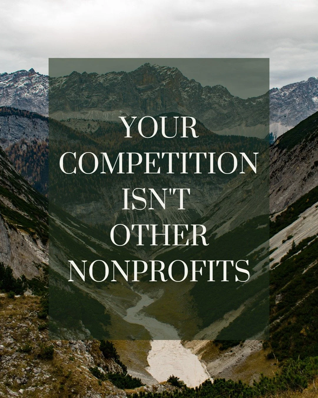 Your competition isn't other nonprofits.
It's apathy. Burnout. The easier path.
Every day your donors choose to stay invested in hard problems instead of looking away. They choose hope over cynicism. Action over comfort.
Your job as a leader isn't to