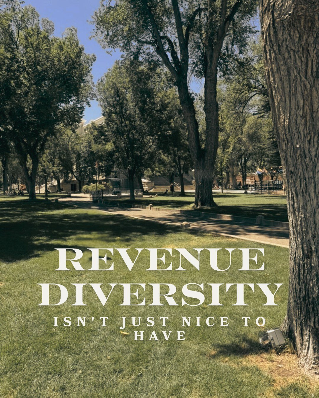 Single-source funding is a short-term win with long-term risk.
Healthy organizations build balance: grants, donors, partnerships, and earned income that work together.
Diversity isn&rsquo;t a luxury. It&rsquo;s stability.

#KnollAndKrest #Fundraising
