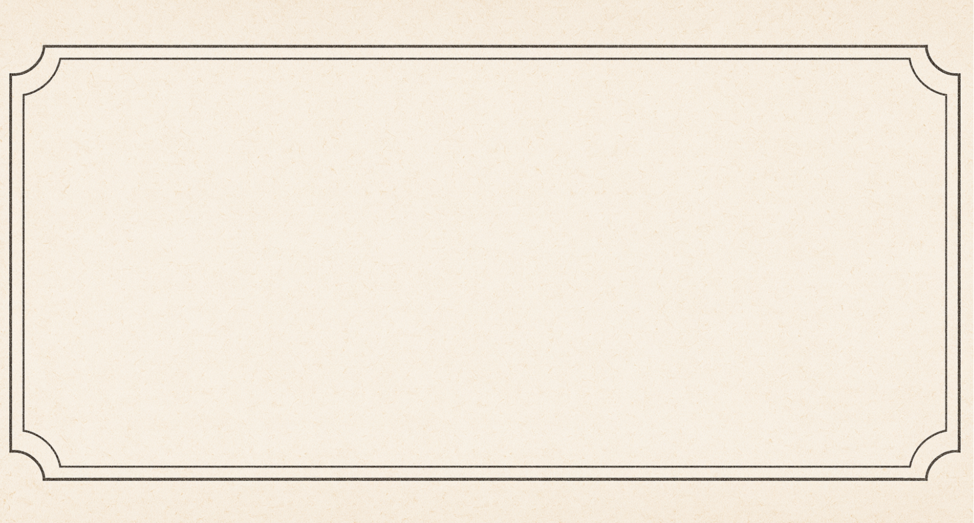 A blank vintage certificate or award with decorative border on beige textured background.