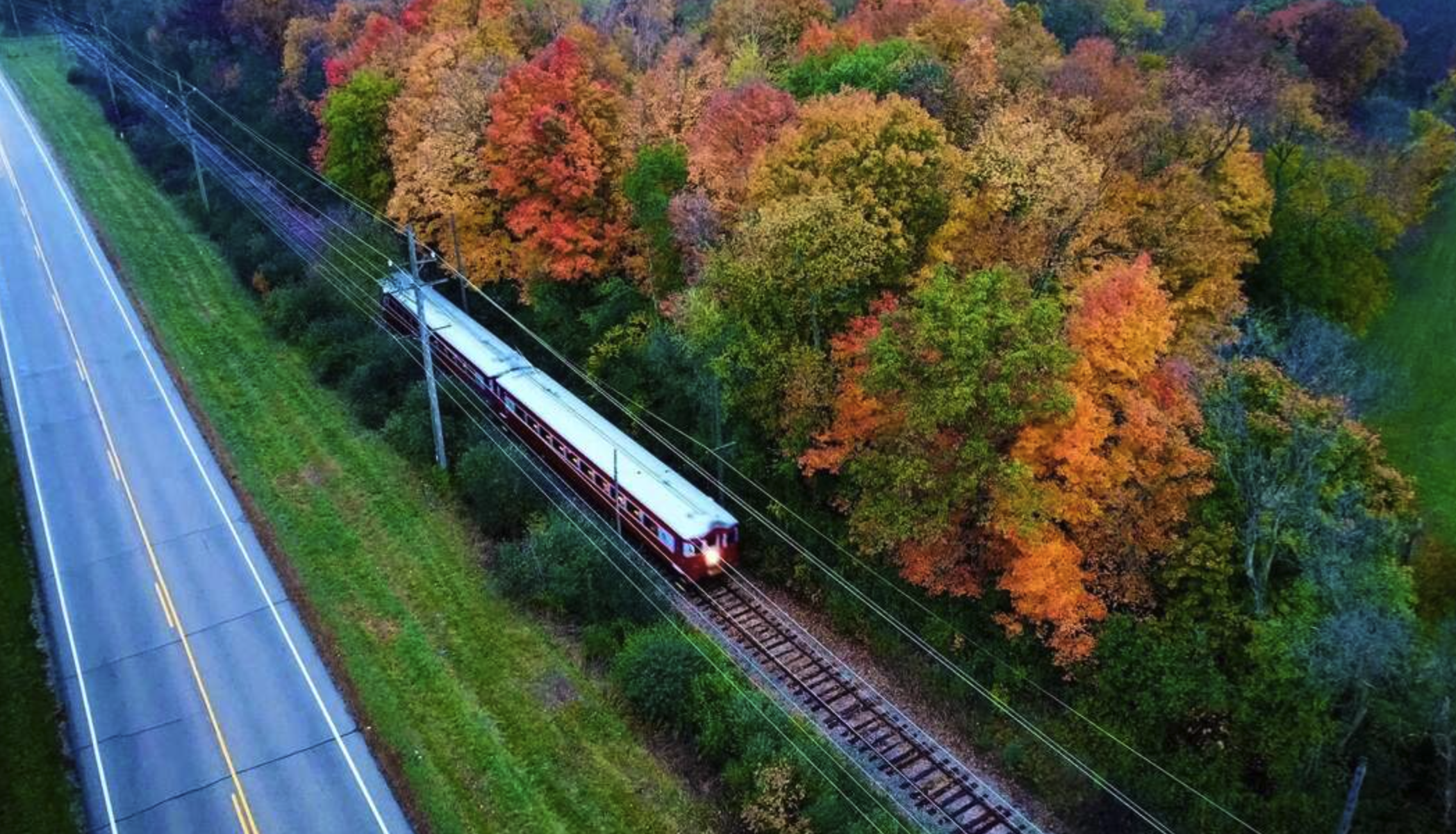 Fall train ride