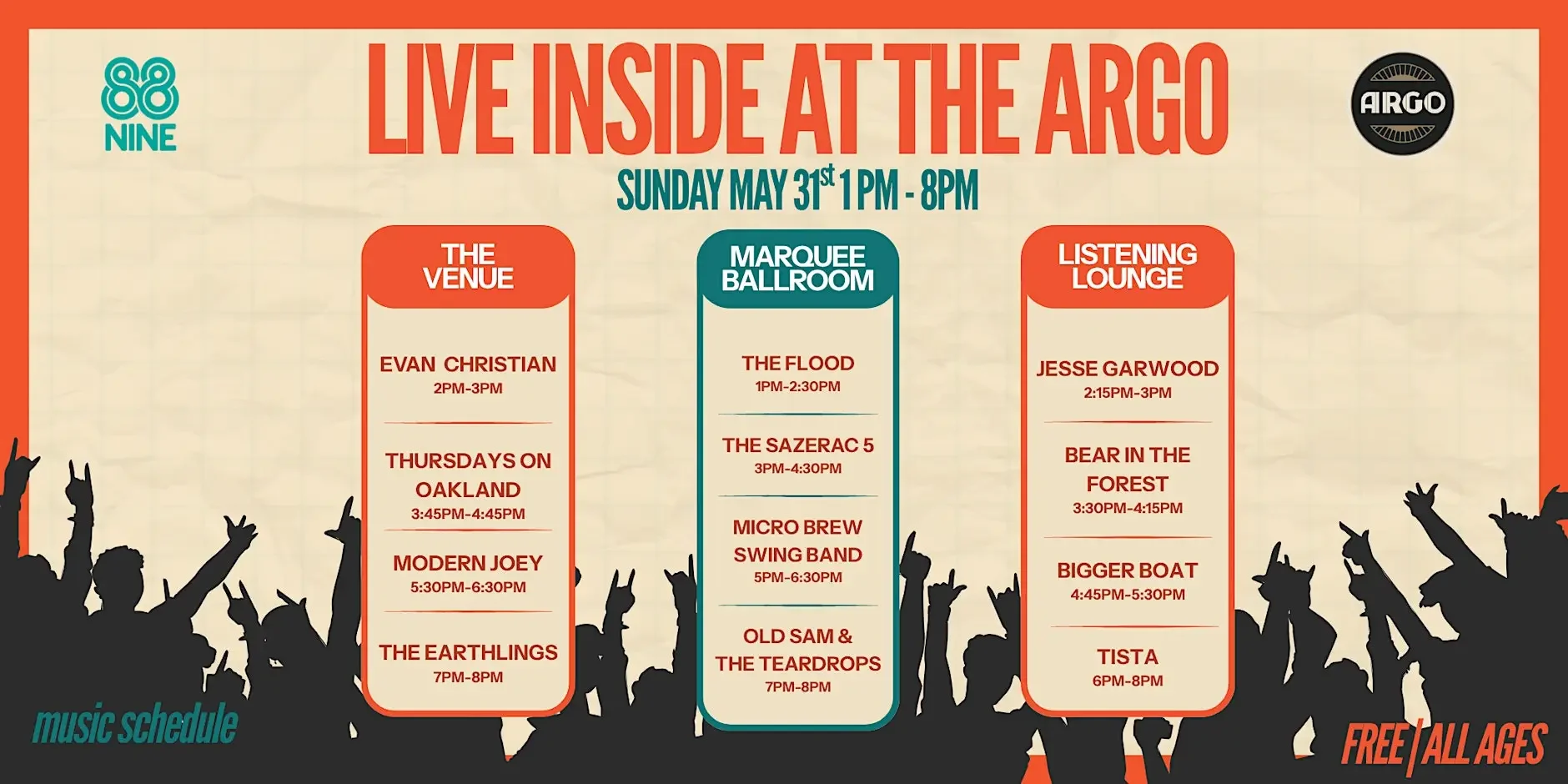 ARGO hosting Live Inside Festival