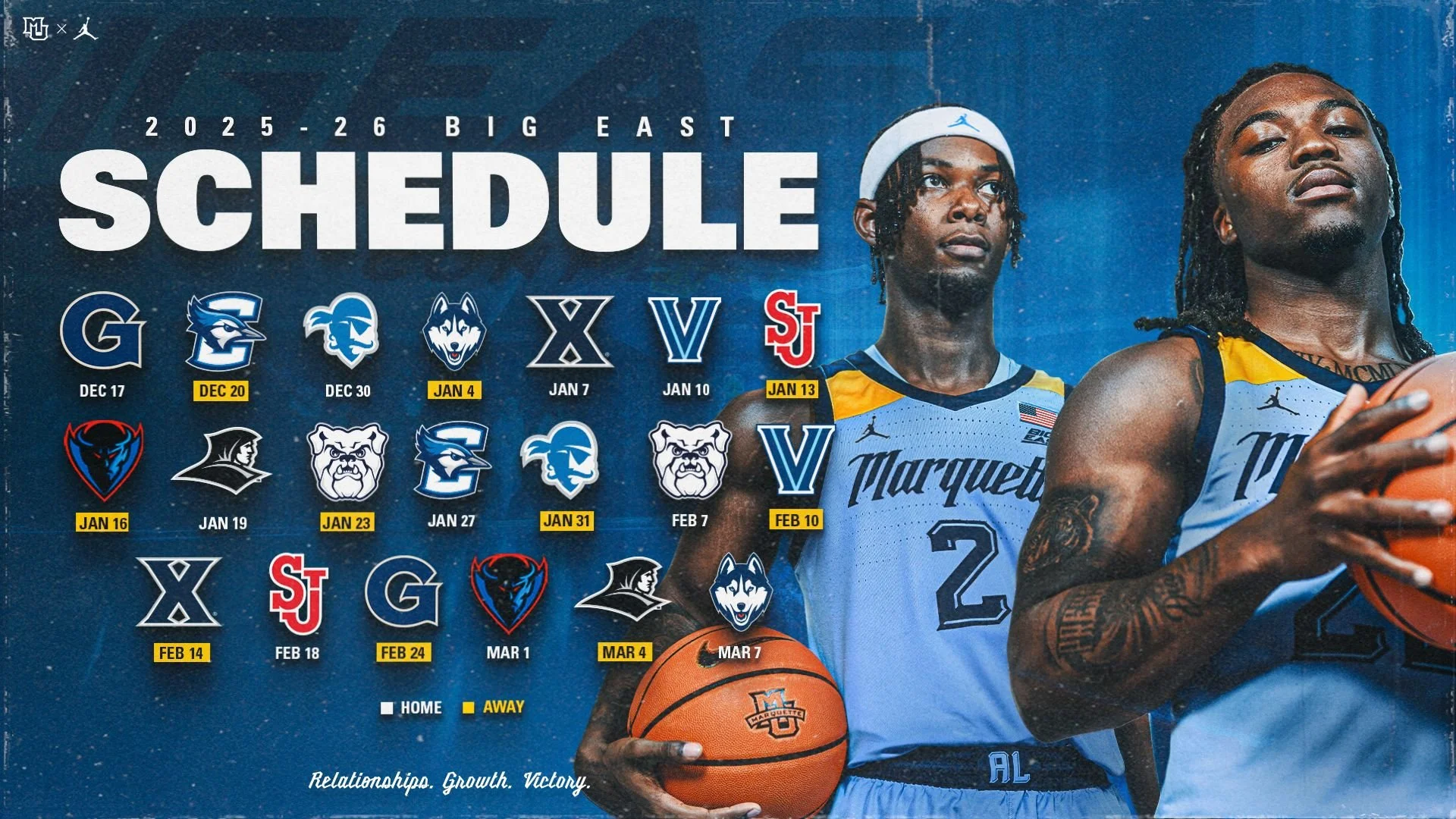 Marquette Men’s Basketball 2025–26 Schedule