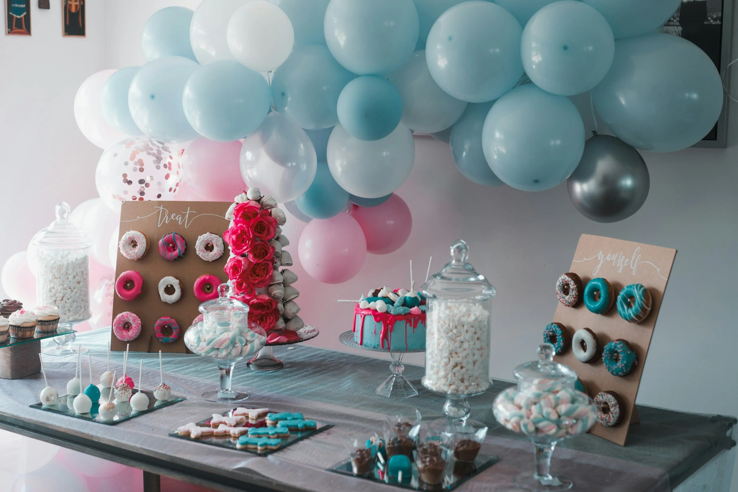 Blue Birthday Party theme
