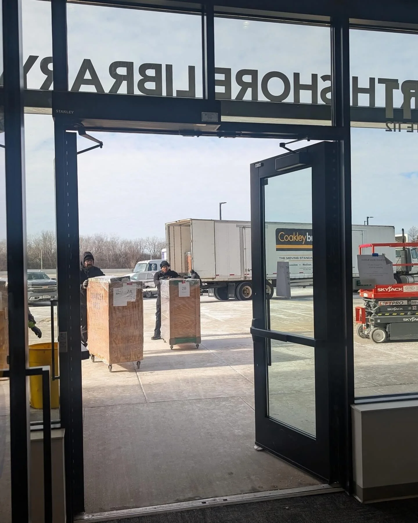 The North Shore library is taking shape!

The new $8.2 million library, located north of West Brown Deer Road between Interstate 43 and North Port Washington Road, is set to open Feb. 2. It will replace the existing facility in Glendale at 6800 N. Po