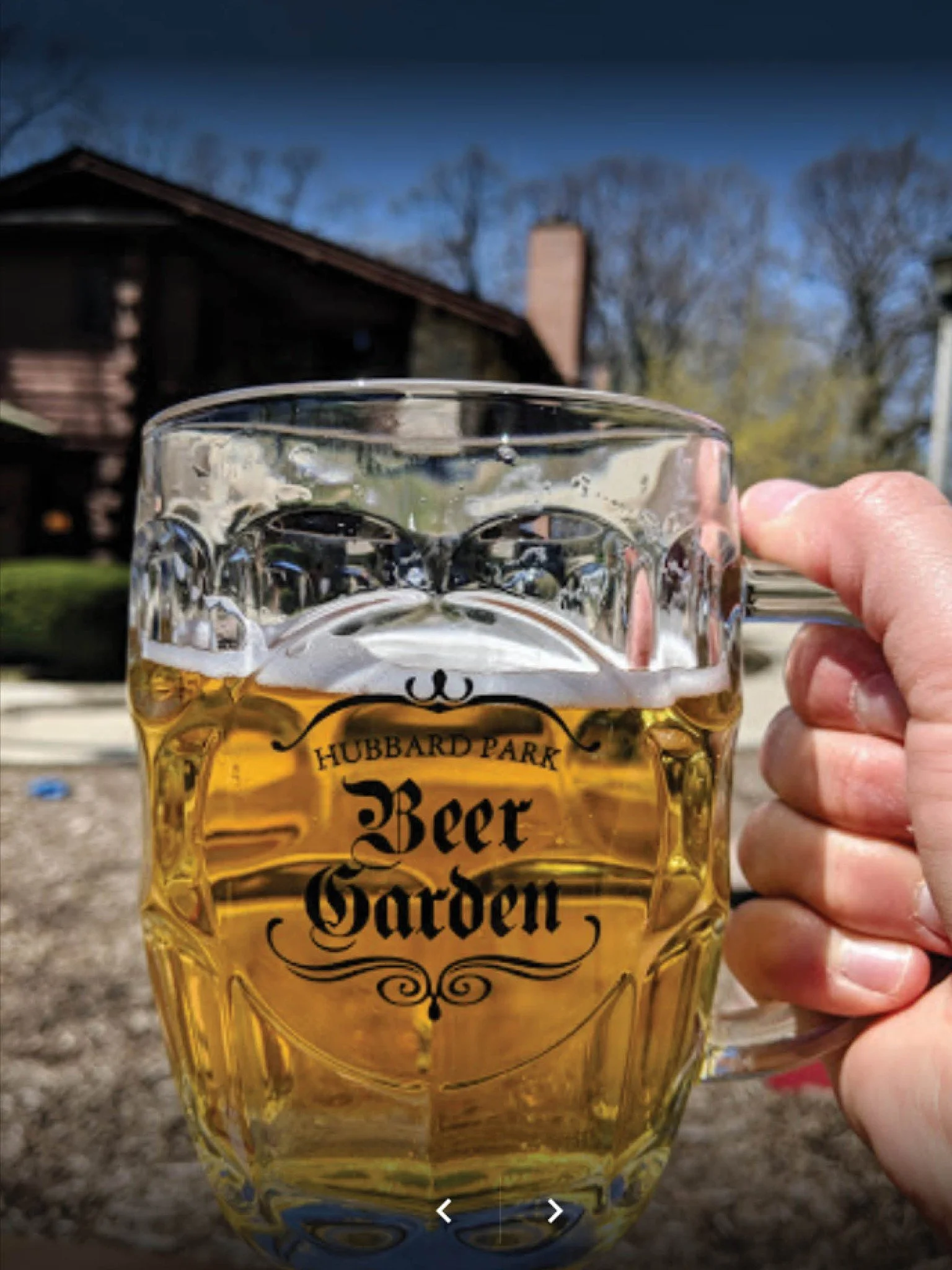 hubbard park beer garden