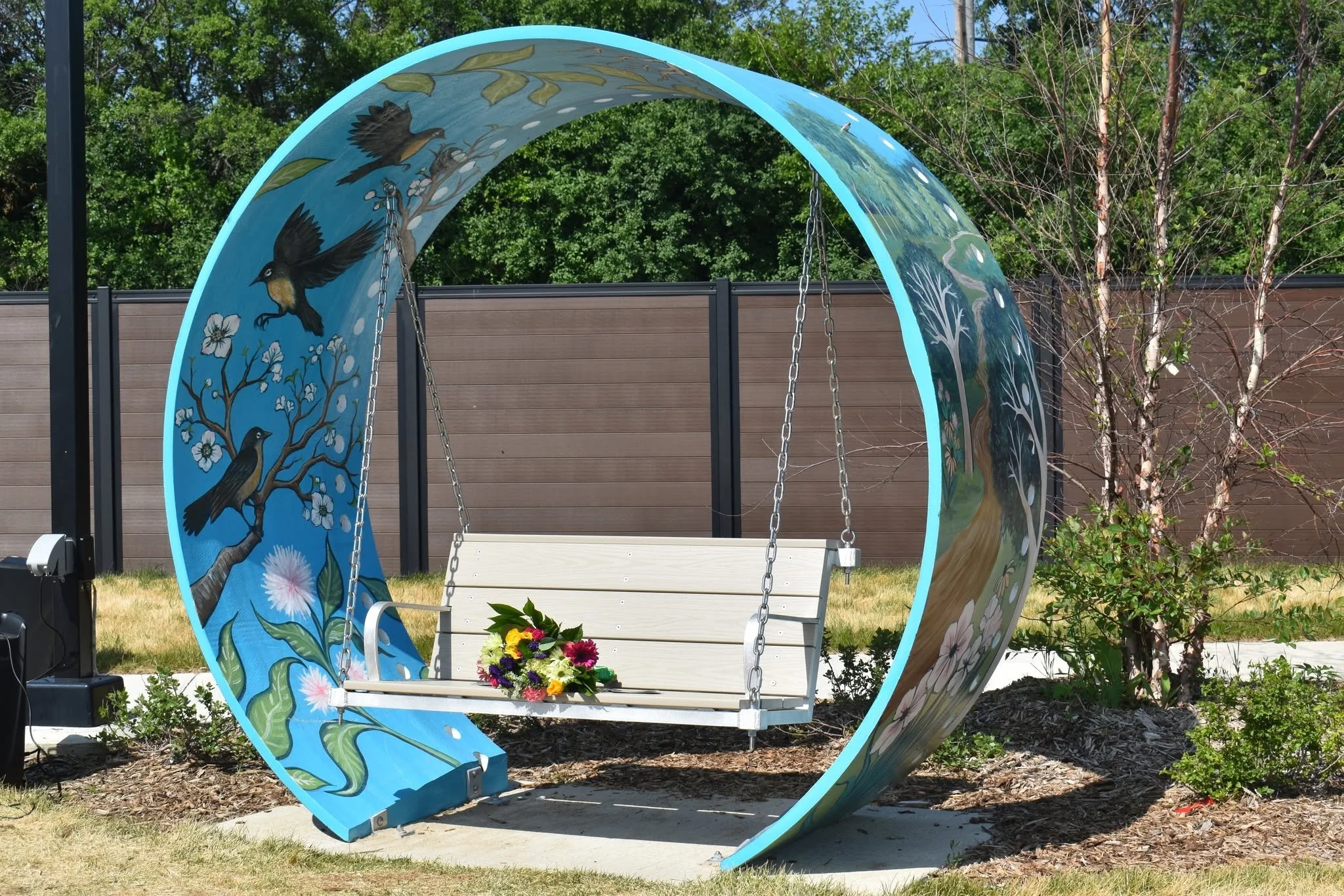 Public Art Plan Produces Memorial Bench at 10 Mile Park