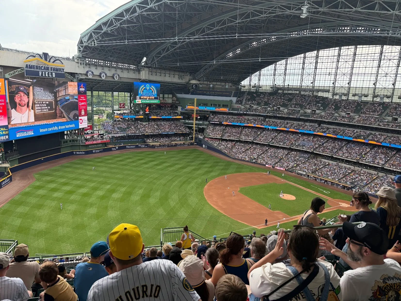 BREWERS WATCH PARTY JUST ANNOUNCED! 

Free NLCS Game 3 Watch Party
Location: UW Credit Union Plaza at American Family Field

When: Wednesday, October 14, at 7 p.m. Central

Cheer on the Brewers against the Dodgers at the free official NLCS Game 3 wat