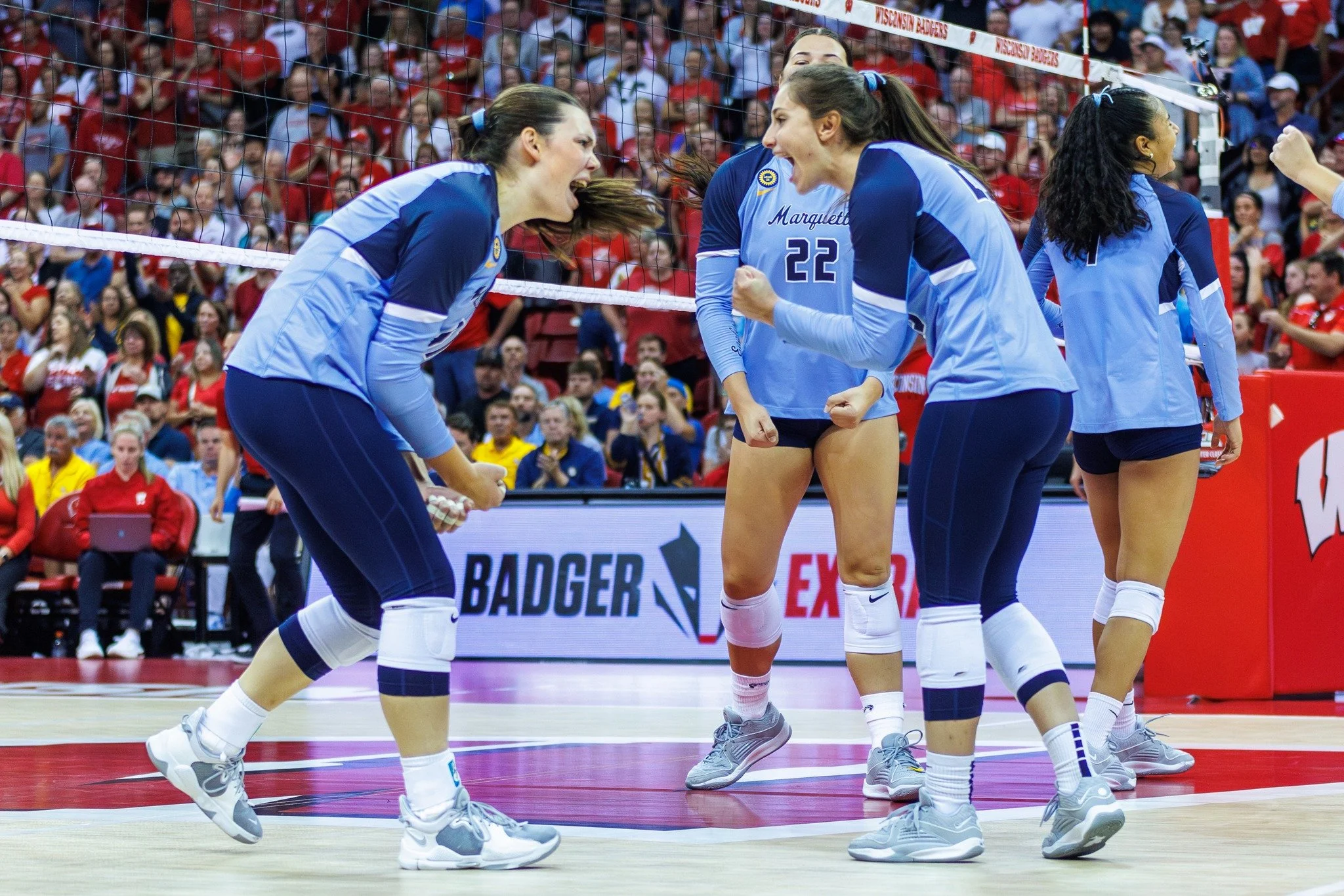 Marquette vs. Wisconsin Volleyball at Fiserv Forum