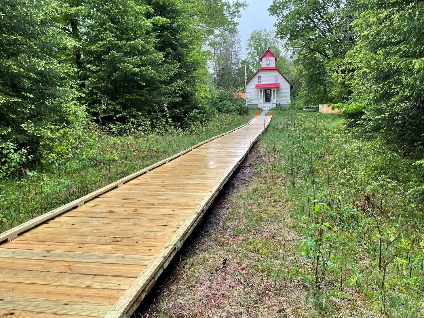 Baileys Harbor Range Lights at The Ridges Sanctuary
