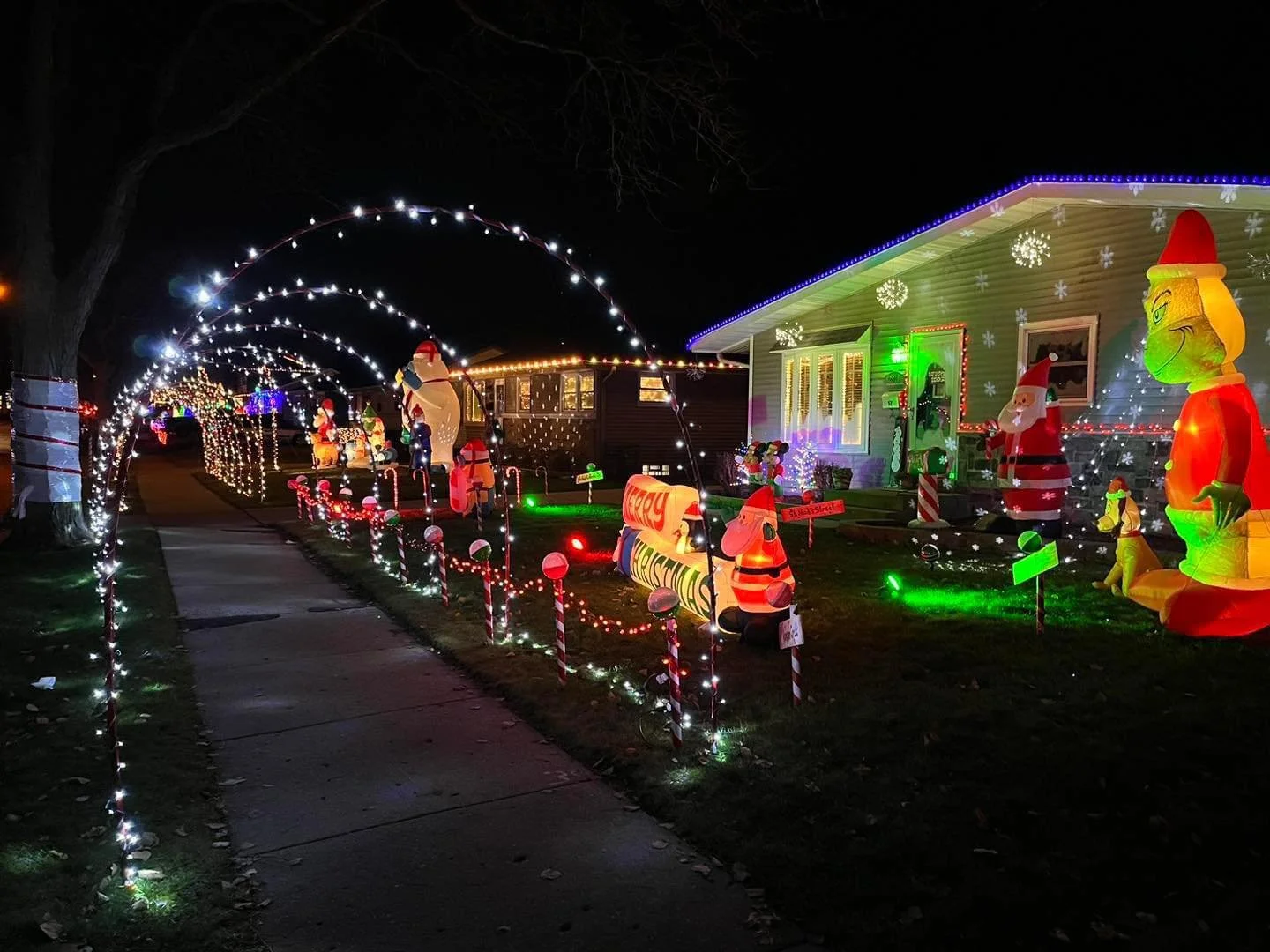 Candy Cane Lane in West Allis