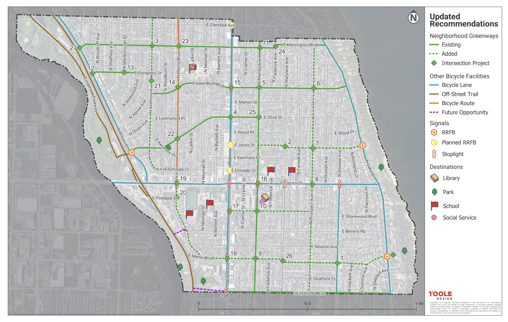 Greenway map