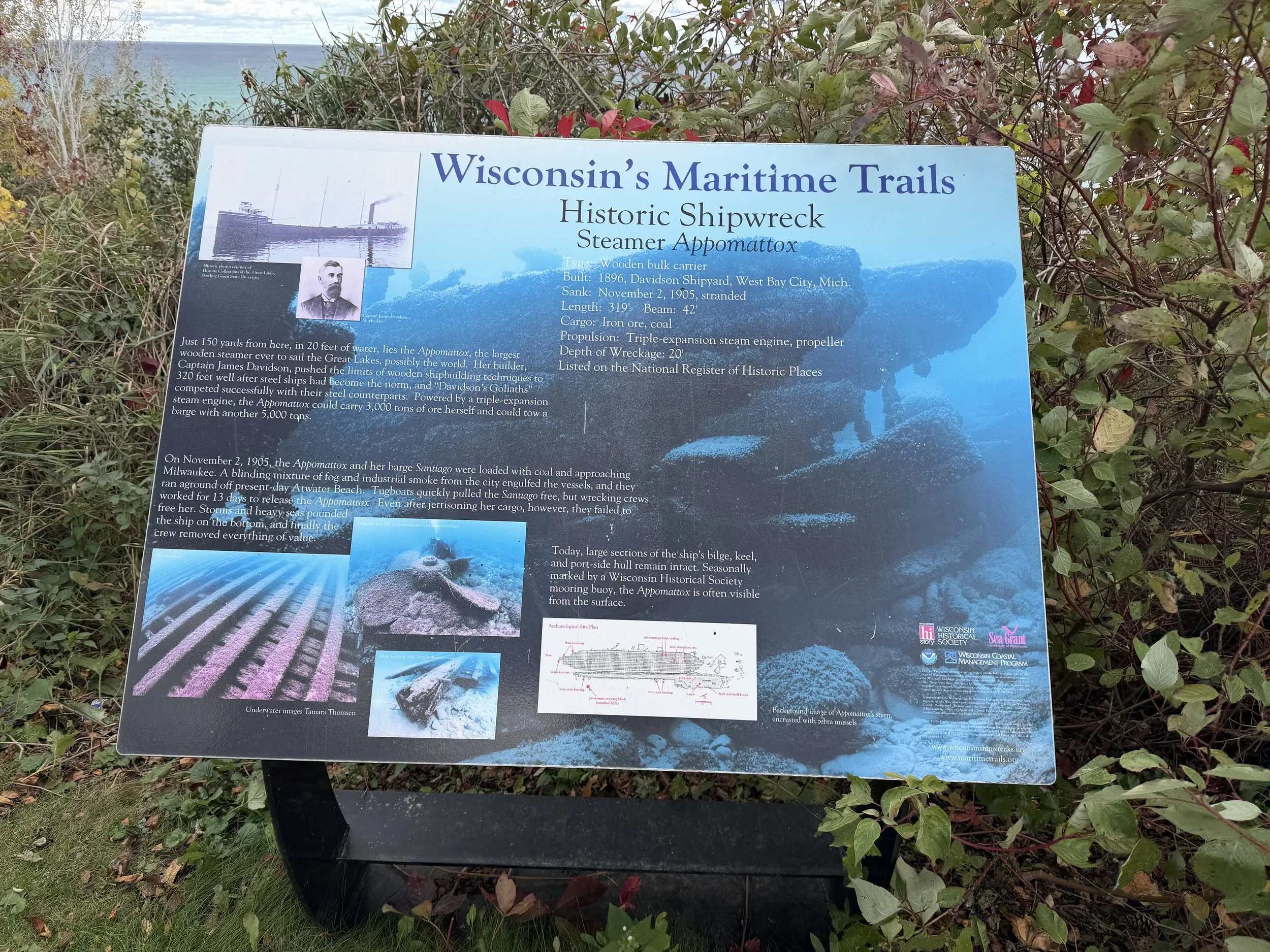 Wreck of the Appomattox: Exploring Lake Michigan at Atwater Park