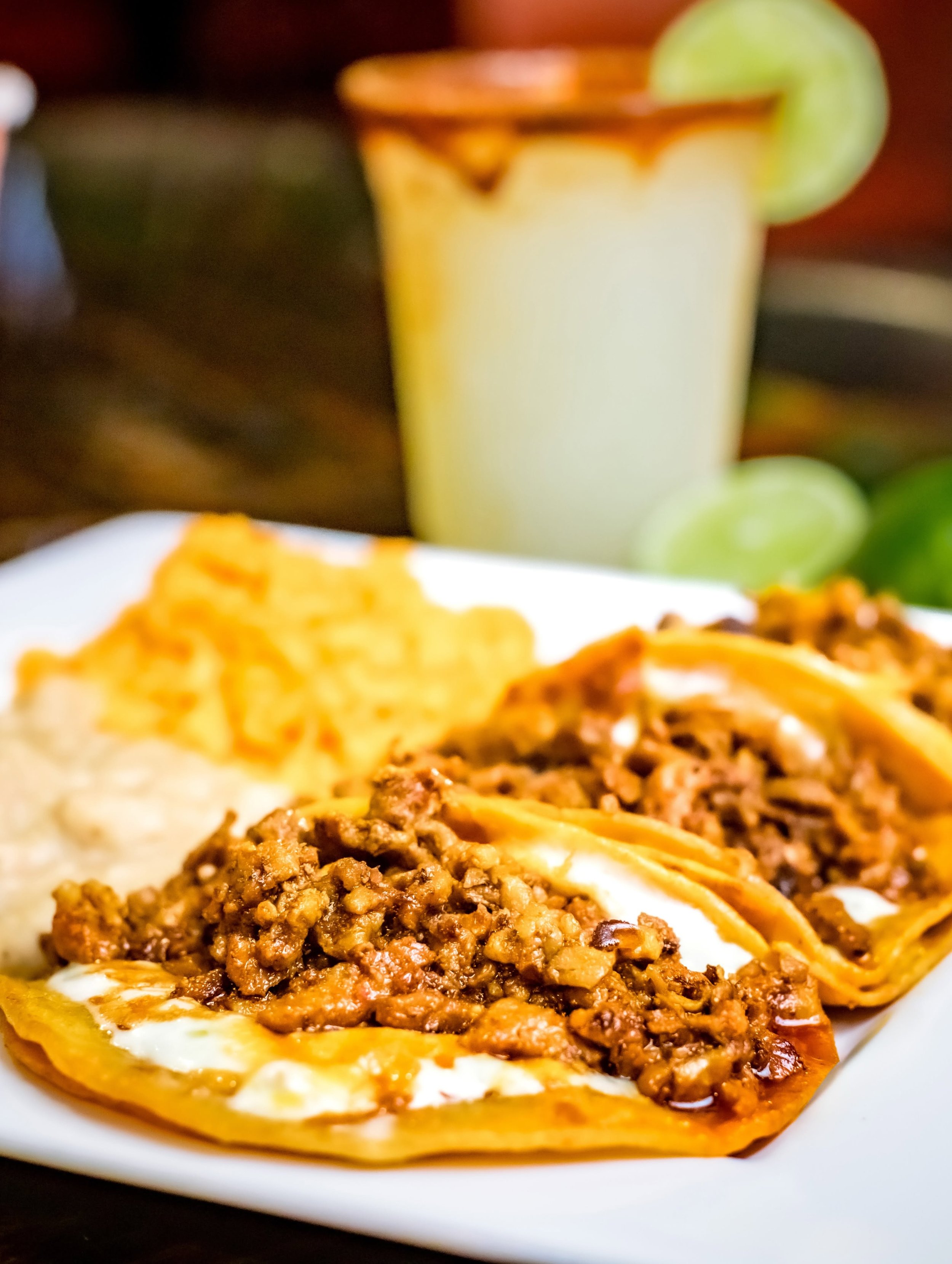 Chucho's Red Tacos.