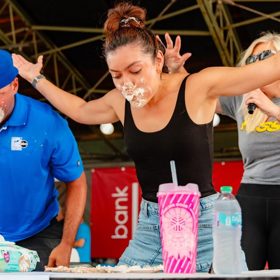 Celebrity Cream Puff Eating Contest