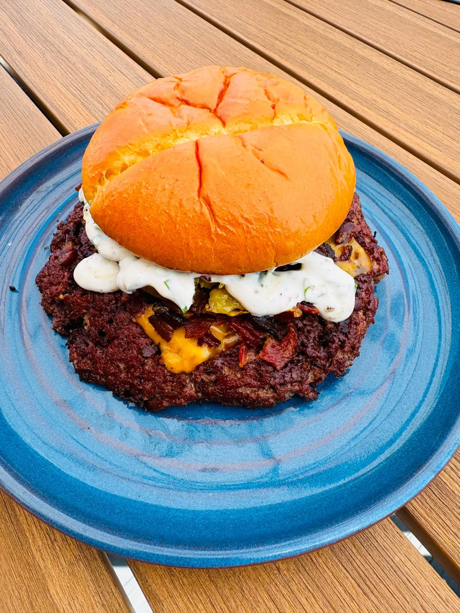 Loaded Baked Potato burger