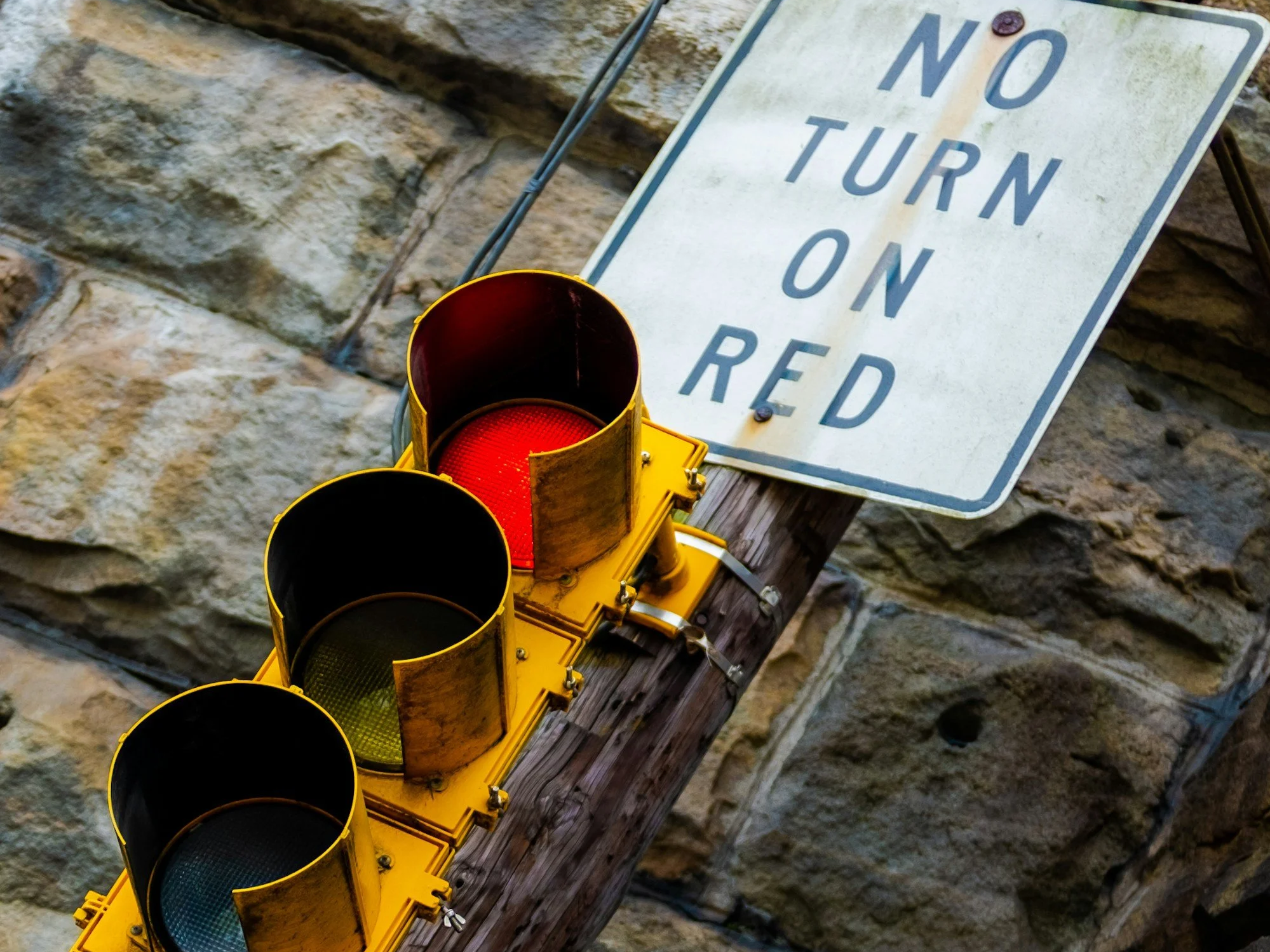 No turn on red