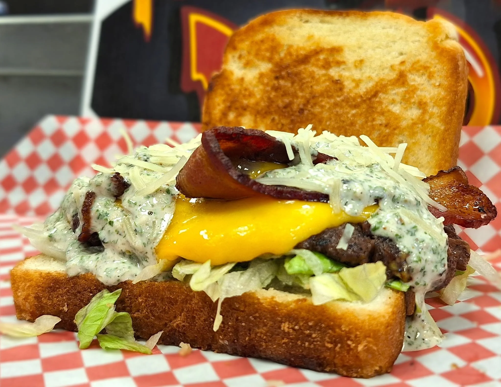 Parmesan Peppercorn Burger