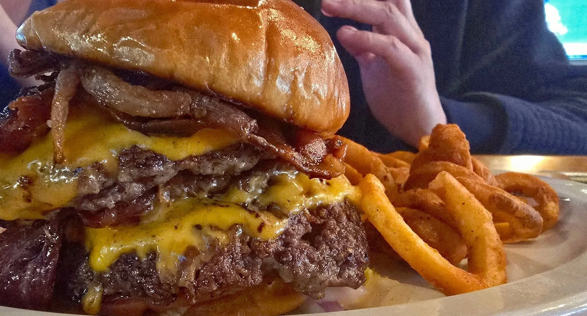 Thor's topper burger is our biggest burger