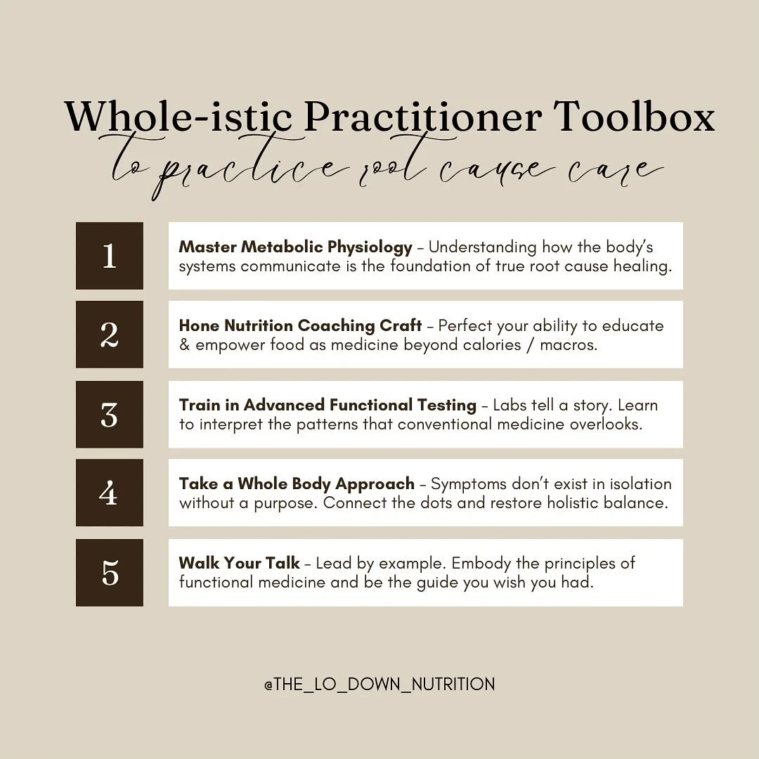 So you want to be a functional medicine practitioner? 🩺✨

The truth is&mdash;being good at this work isn&rsquo;t just about memorizing protocols or ordering fancy labs. The best practitioners are lifelong students, critical thinkers, and leaders in 