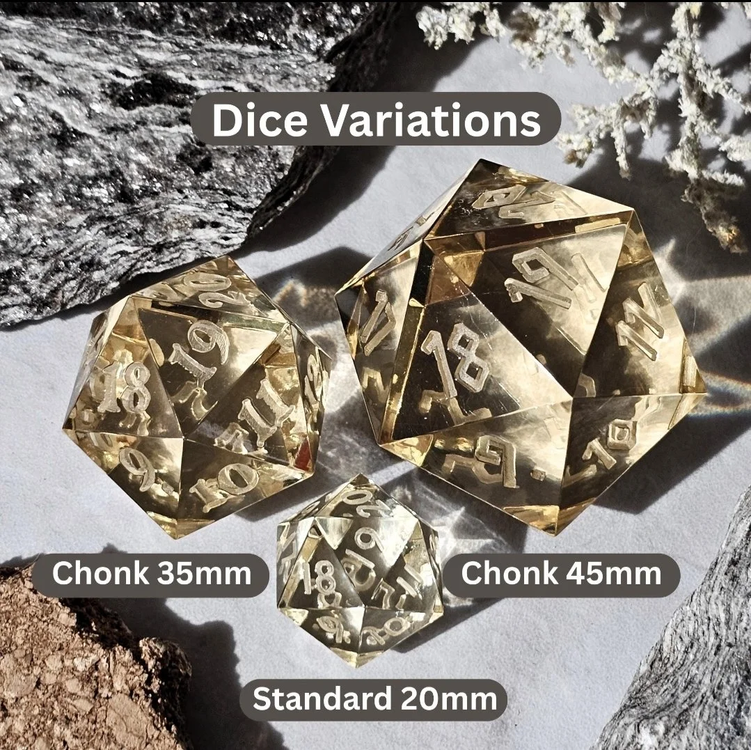 MTG Life Counter Standard and Large size - Individual d20 Spindown